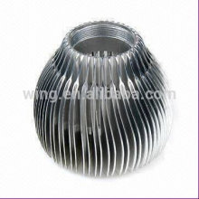 customized aluminium led lamp housing lamp parts